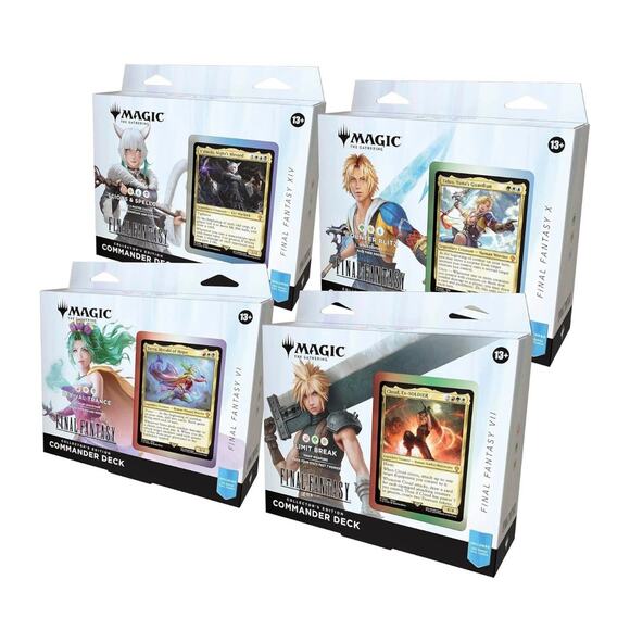 Magic The Gathering Final Fantasy Collector’s Edition Commander Deck Bundle NEW - Picture 1 of 6
